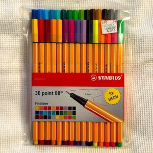 STABILO 30 piece Point 88 Fineliner